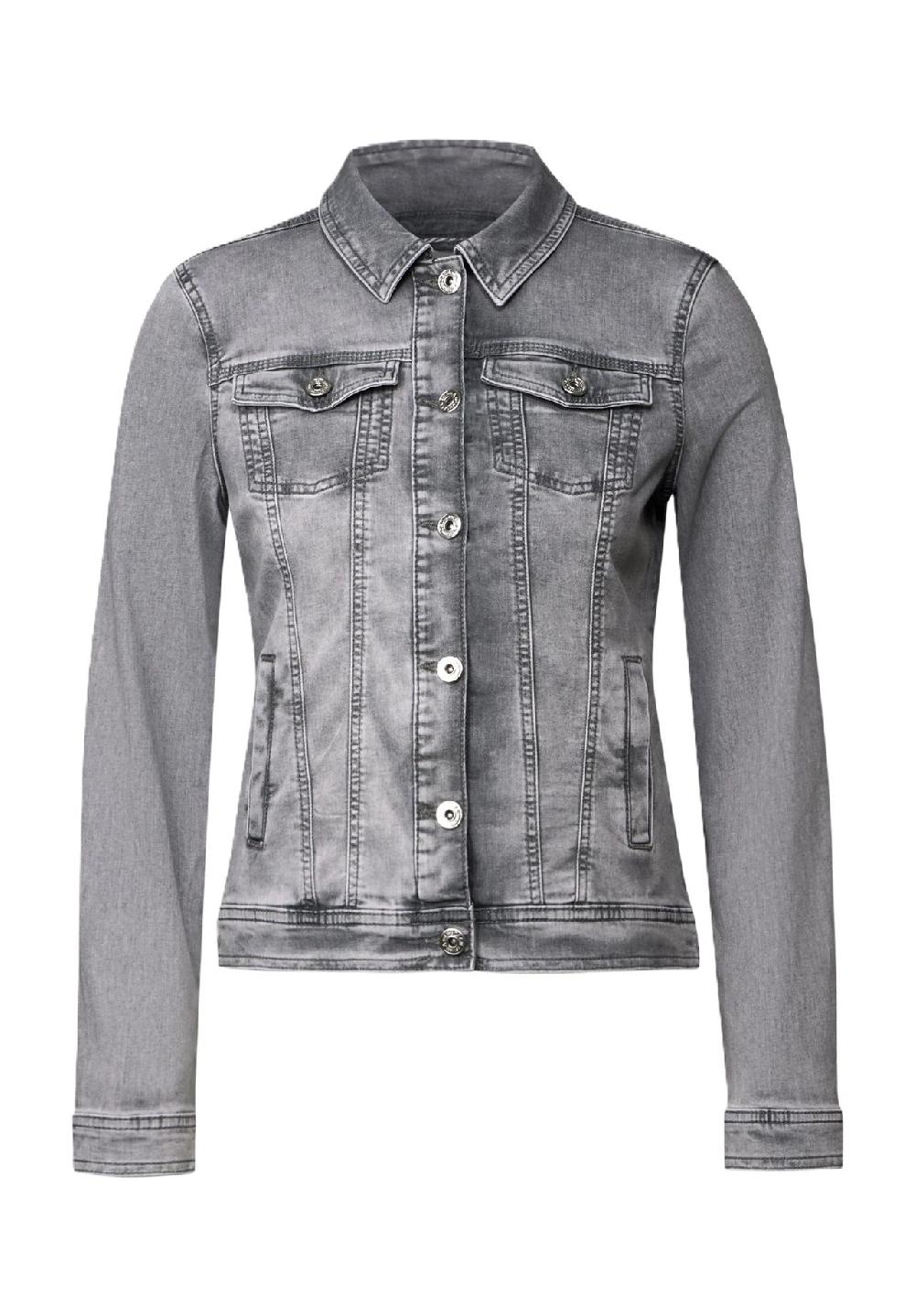 CECIL Jeansjacke Blusenkragen für Damen