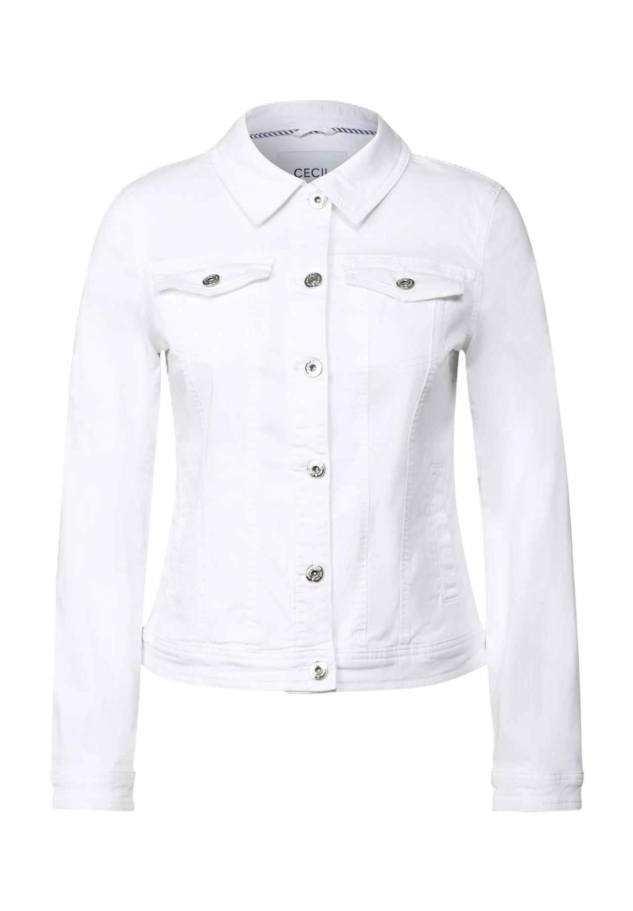 CECIL Jeansjacke Brusttaschen für Damen