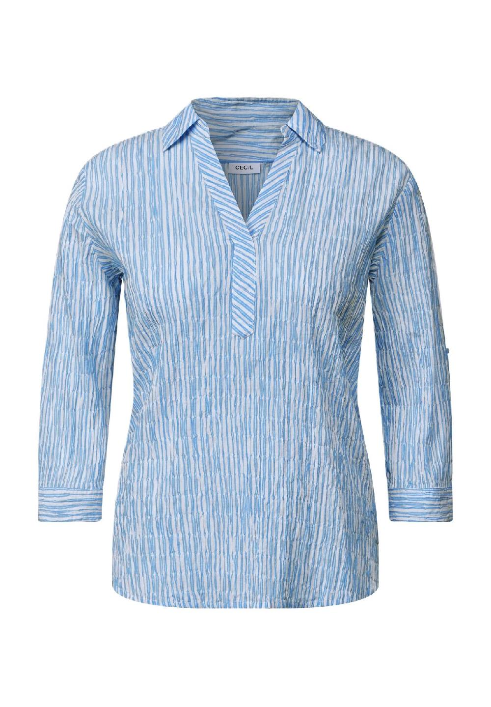 CECIL Shirtbluse "Seer" V-Ausschnitt für Damen