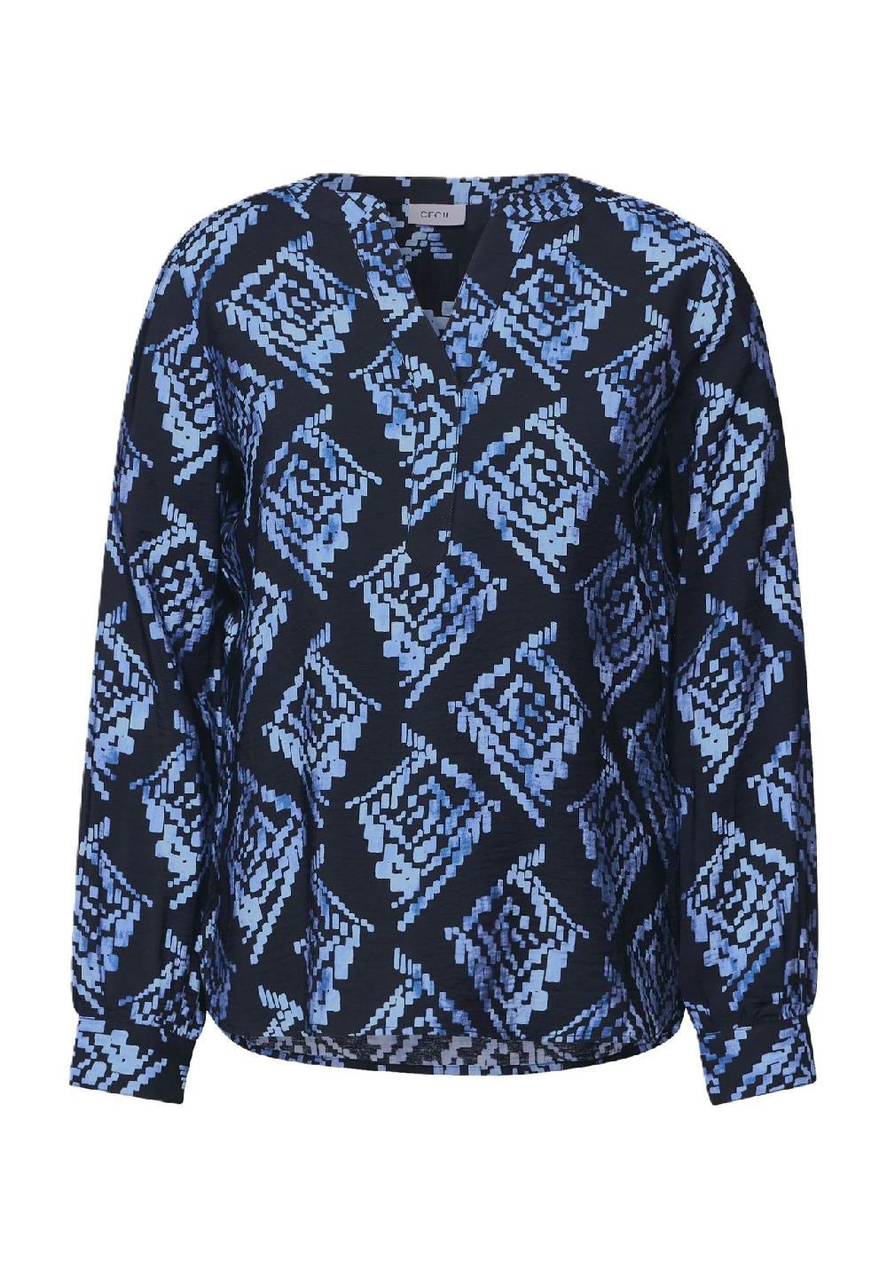 CECIL Shirtbluse Split-Neck für Damen
