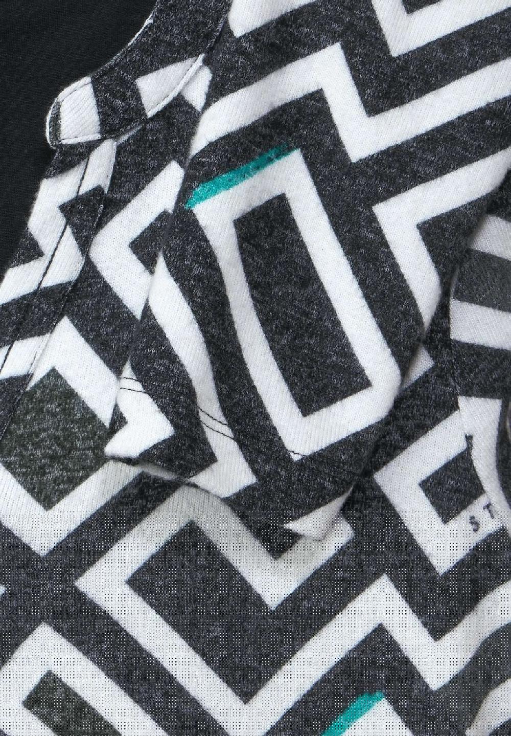 CECIL Tunikashirt Split-Neck Grafisch Für Damen