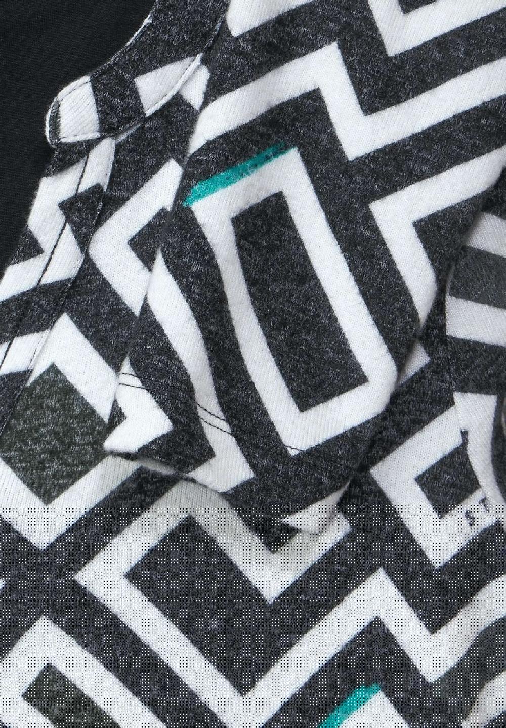 CECIL Tunikashirt Split-Neck Grafisch Für Damen