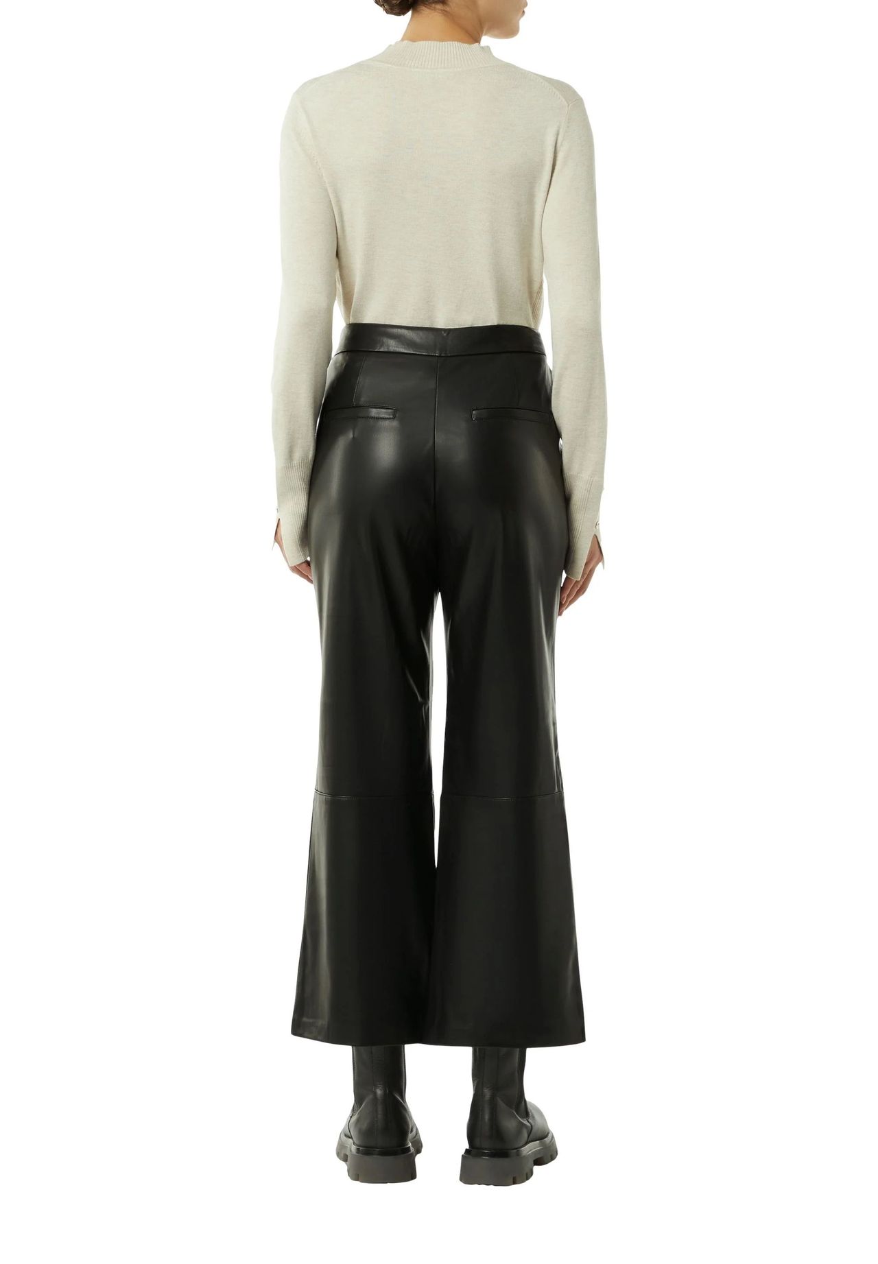 Comma Kunstlederhose High Waist Für Damen