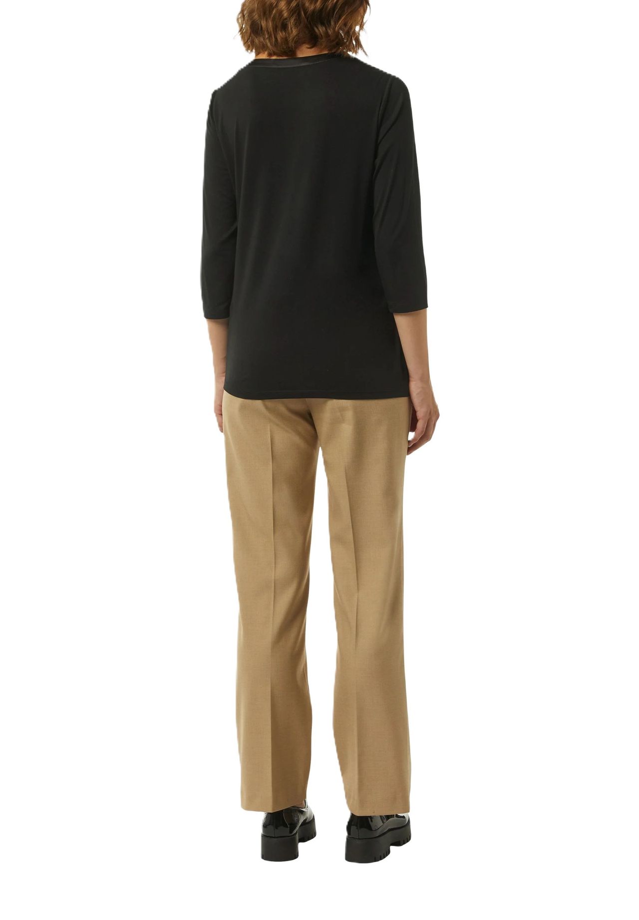 Comma Shirtbluse 3/4-Arm Split-Neck Für Damen