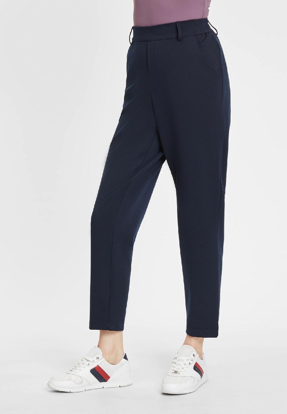 DENIM TOM TAILOR Chinohose Elastikbund Relaxed Fit Für Damen