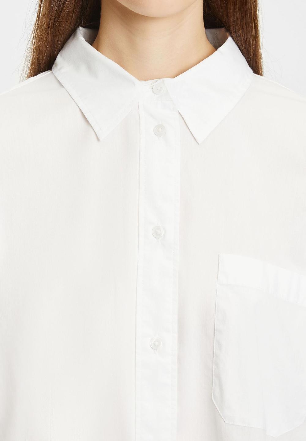 DENIM TOM TAILOR Hemdbluse Oversized-Fit Aufgesetzte Brusttasche Für Damen