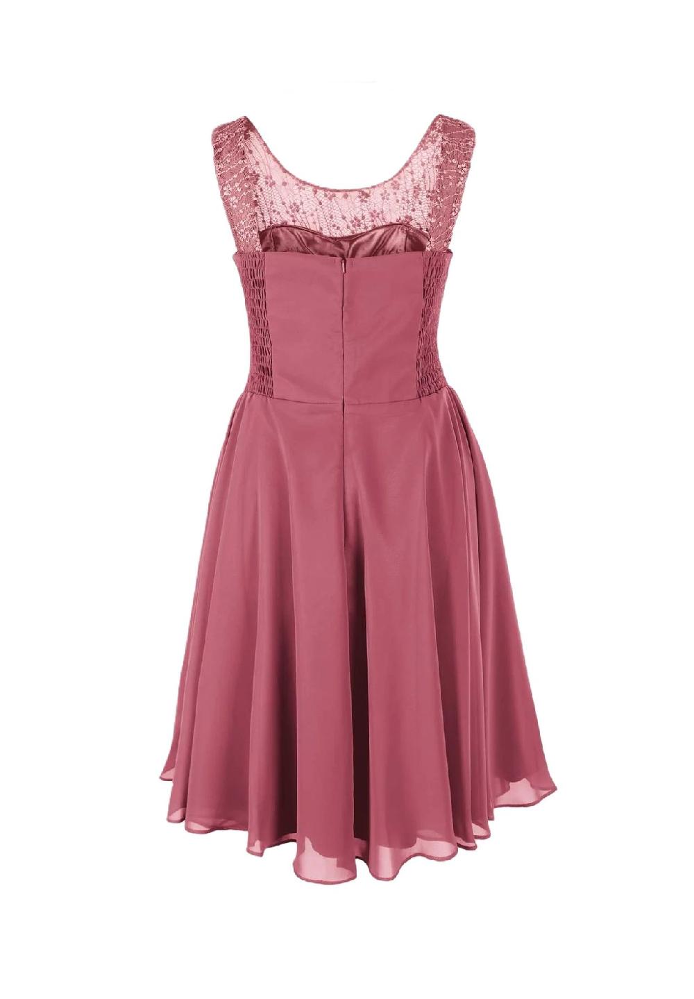 G.O.L.® Cocktailkleid Chiffon 3/4-lang U-Ausschnitt Für Kinder