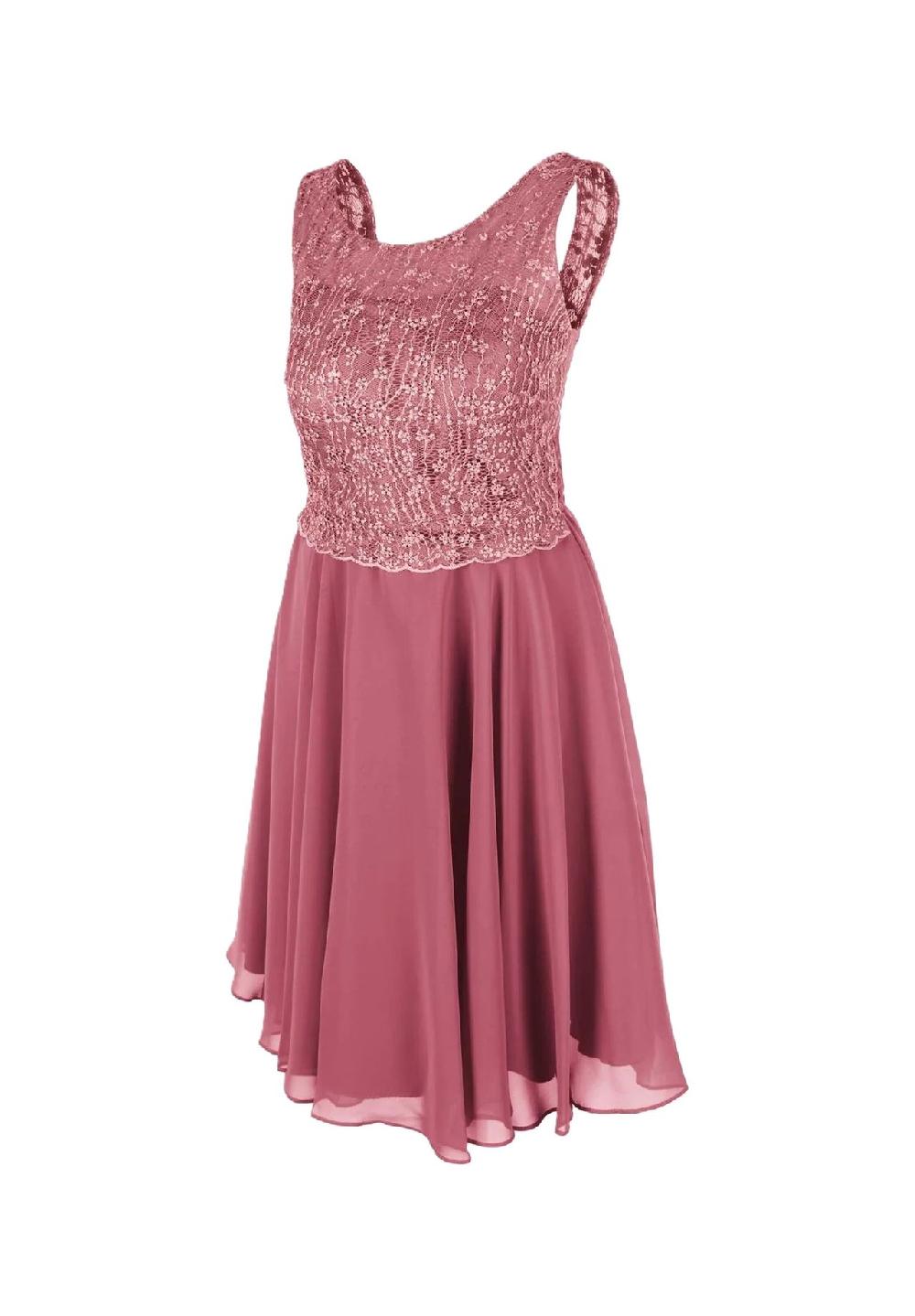 G.O.L.® Cocktailkleid Chiffon 3/4-lang U-Ausschnitt für Kinder