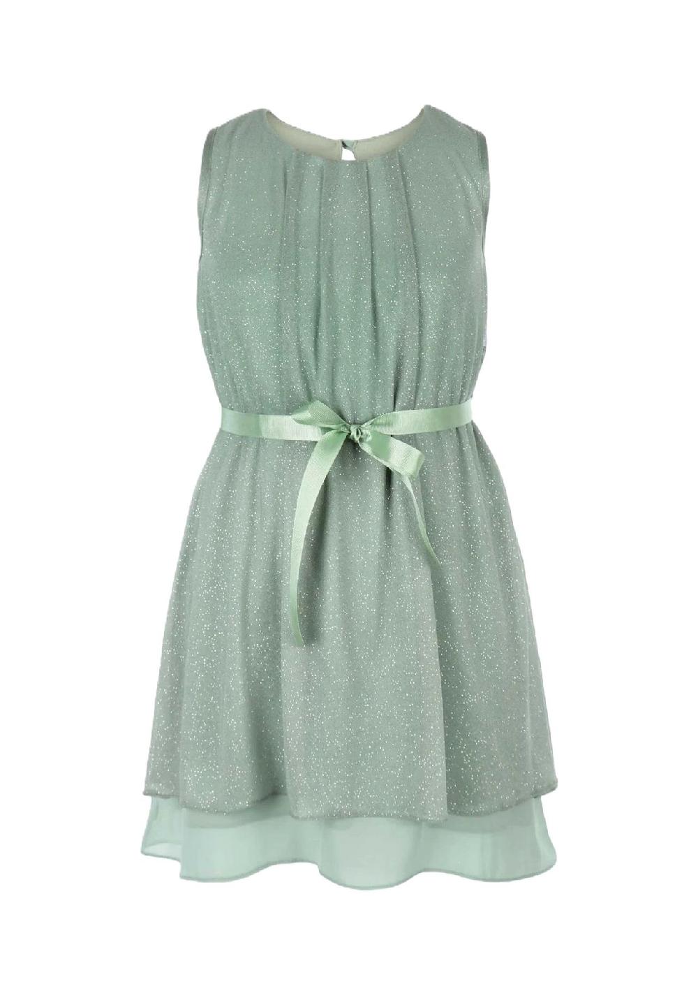 G.O.L.® Cocktailkleid Glitzertüll Bindegürtel für Kinder