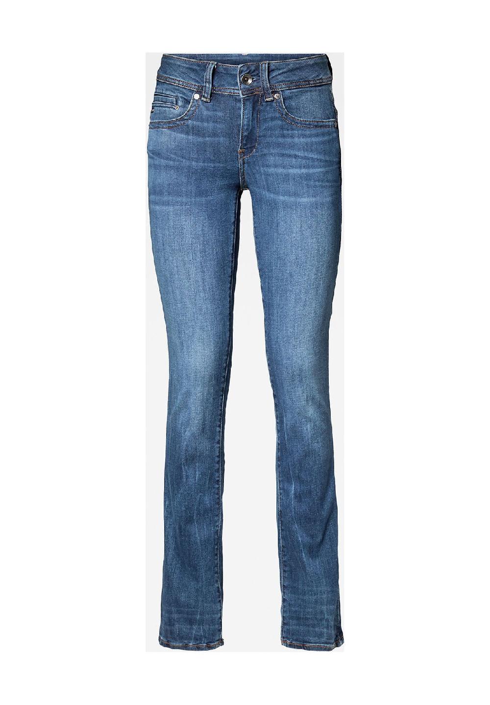 G-STAR RAW Jeans "Midge" Mid-Straight Fit uni für Damen