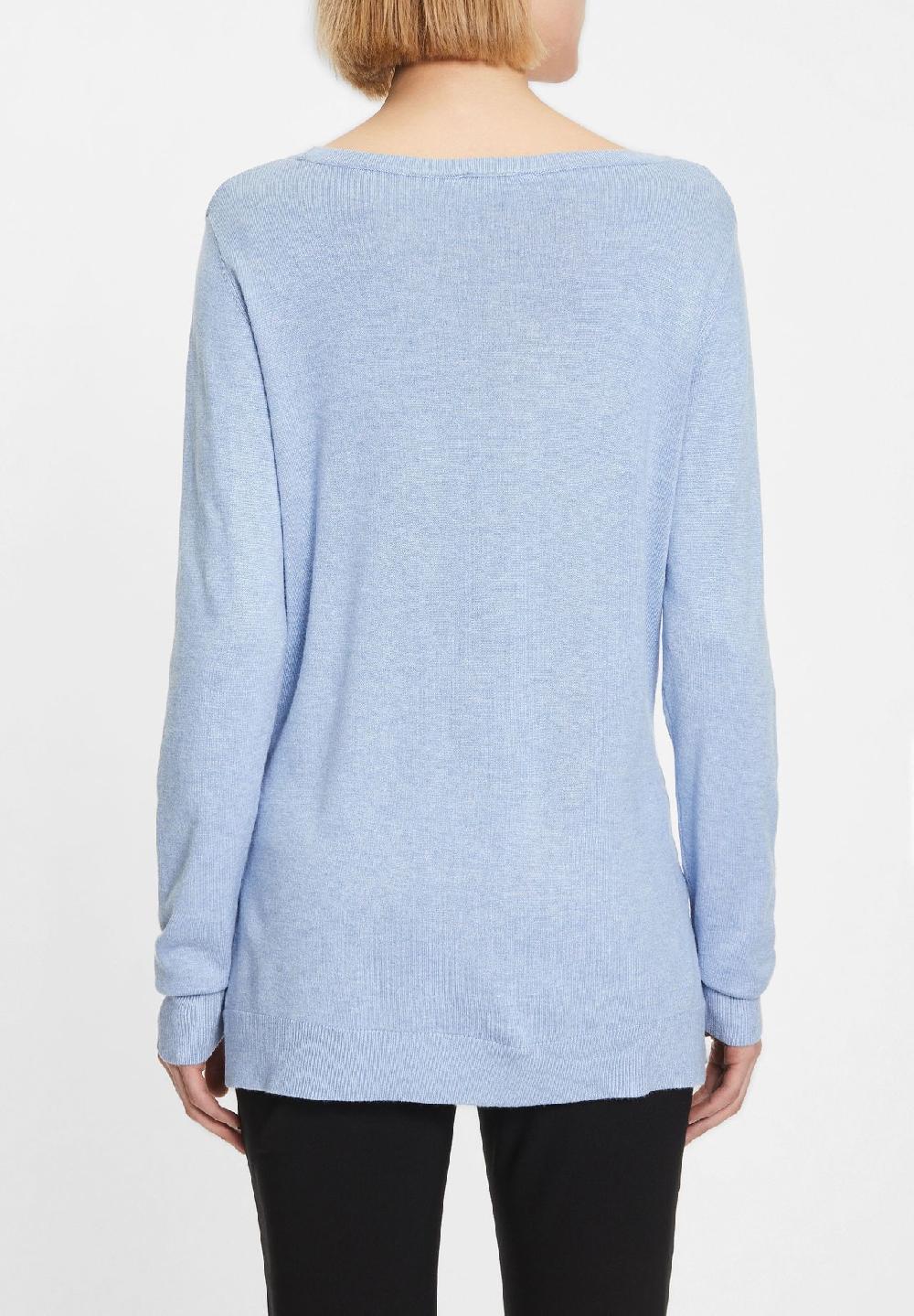 GALERIA Essentials Pullover "Elea" U-Boot-Ausschnitt Rippbündchen Für Damen