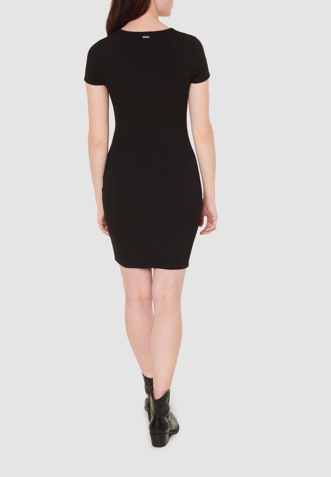 GUESS Kleid "Lana" Rundhals Oberschenkellang Cutout Für Damen