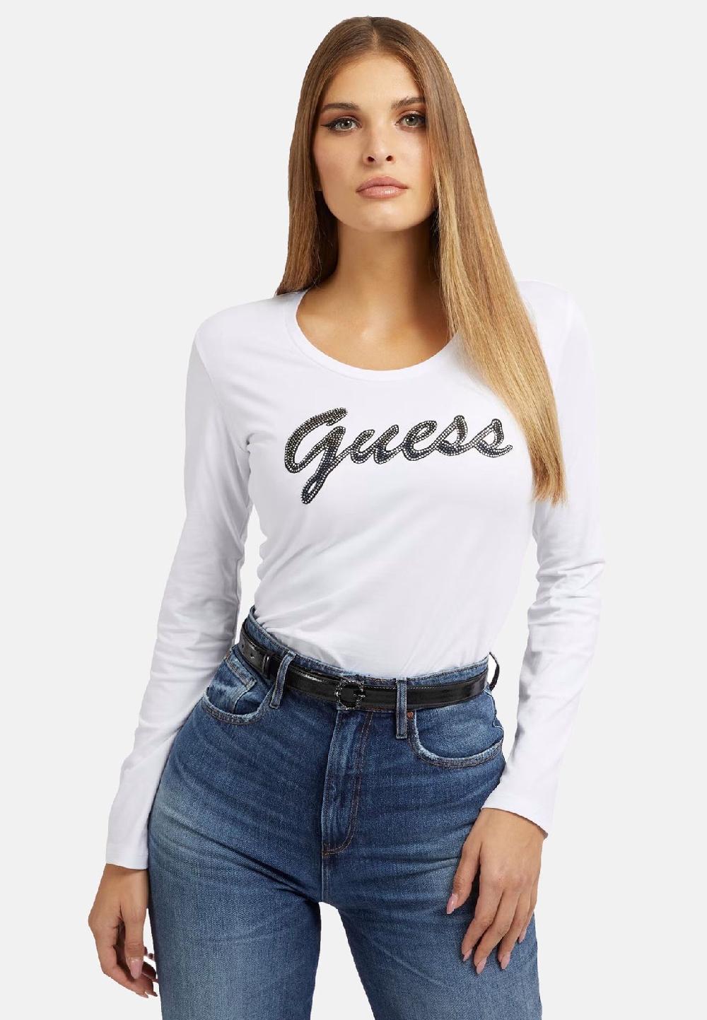 GUESS Longsleeve ADRIANA Langarmshirt