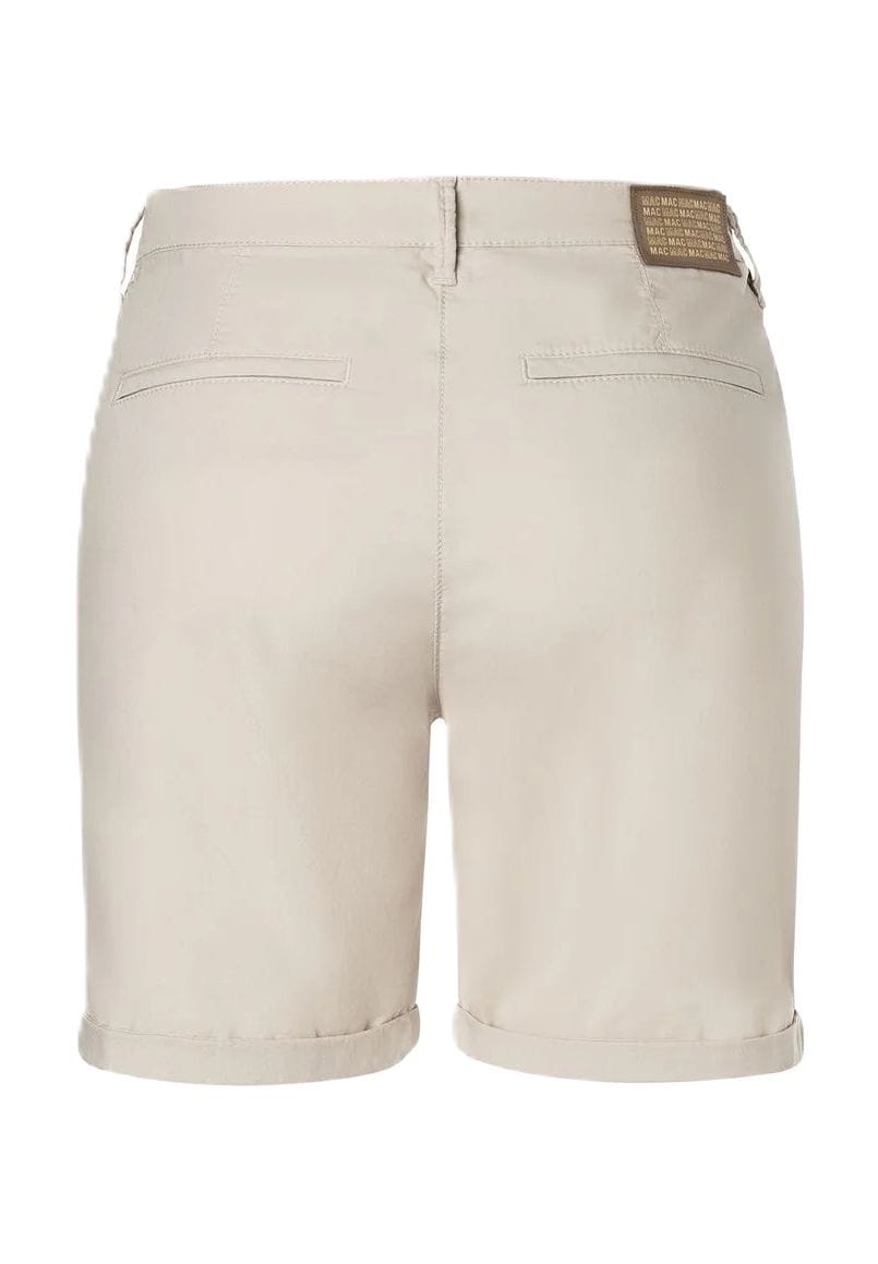 MAC Chino-Shorts Saumumschlag Paspeltaschen Für Damen