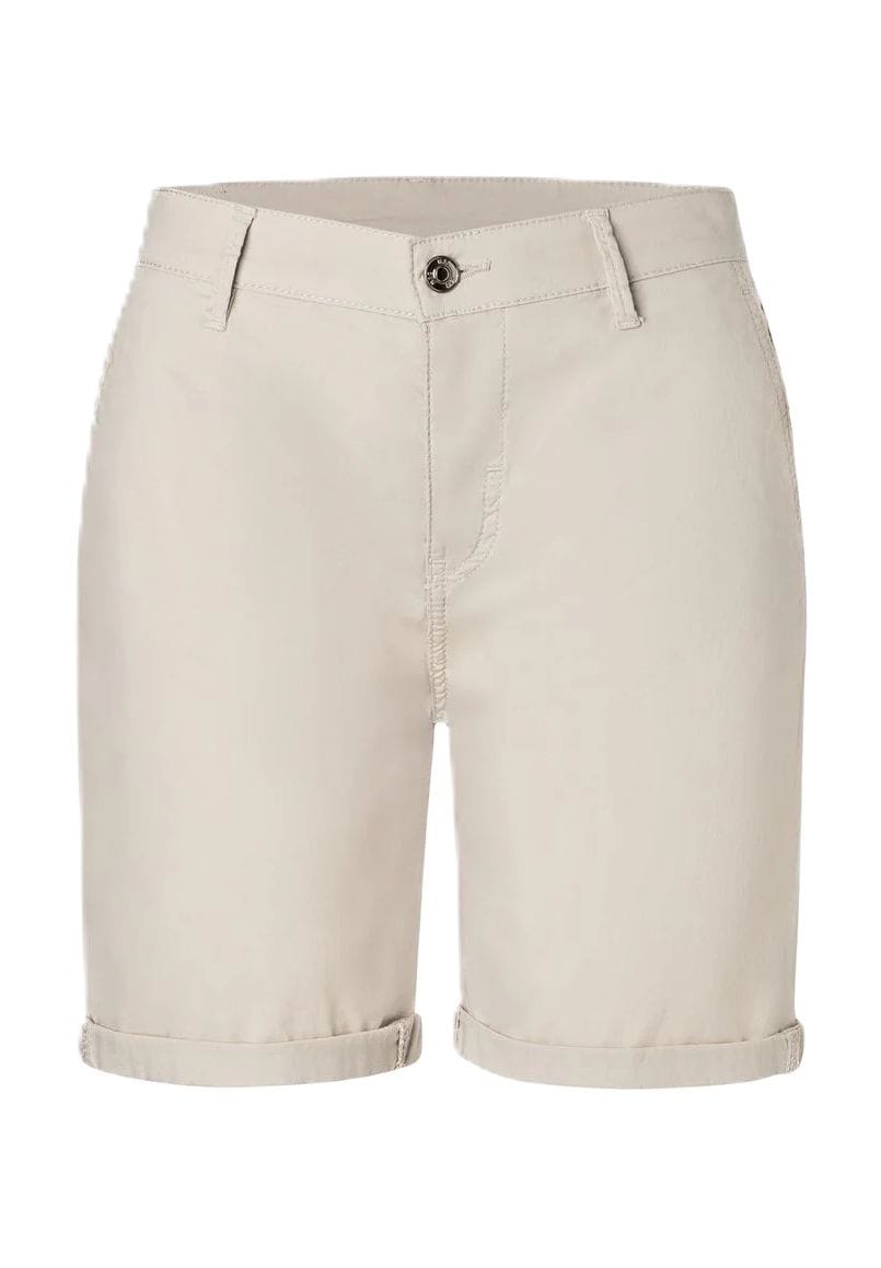 MAC Chino-Shorts Saumumschlag Paspeltaschen für Damen