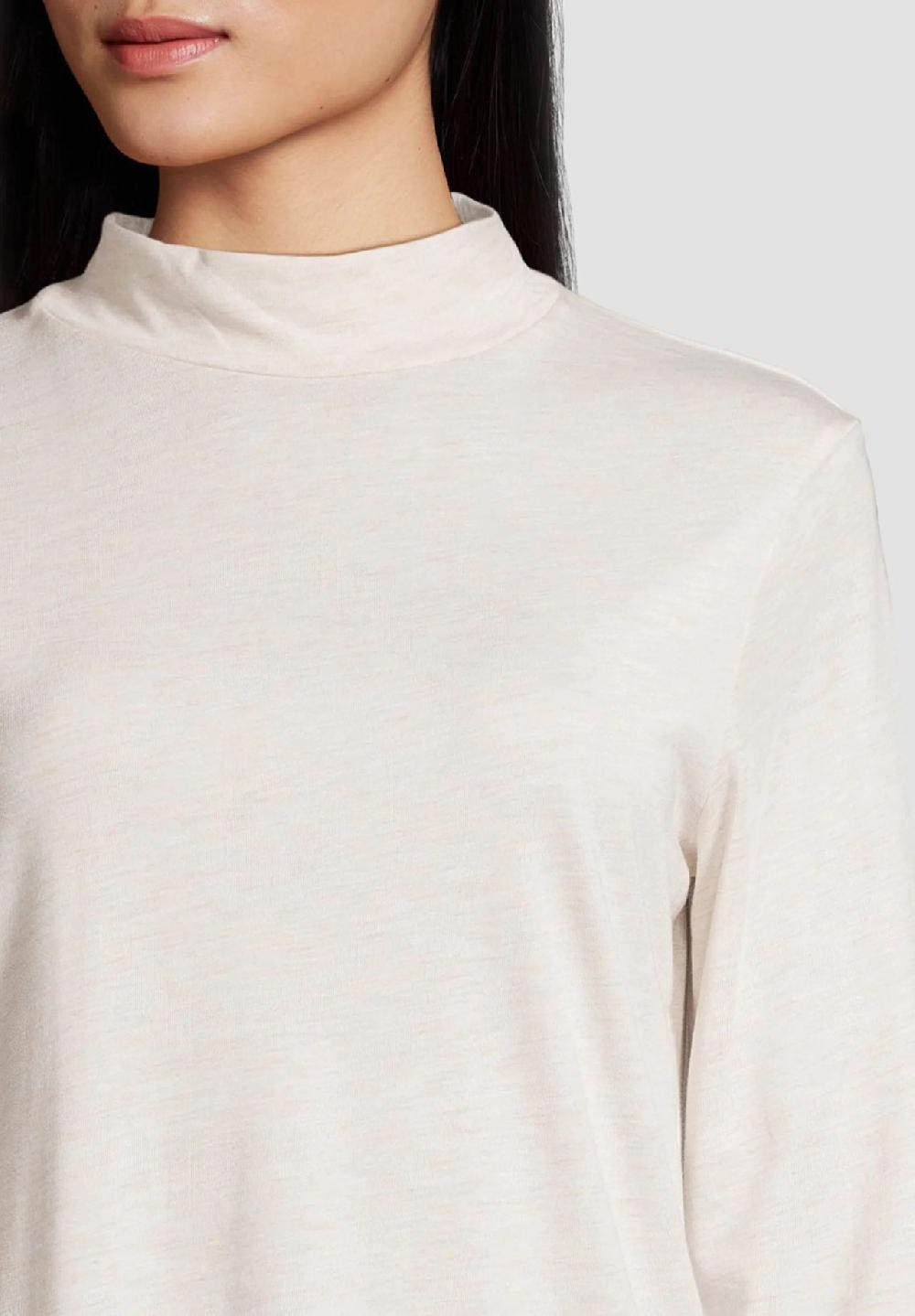 MANGUUN Collection Langarmshirt Stehkragen Für Damen