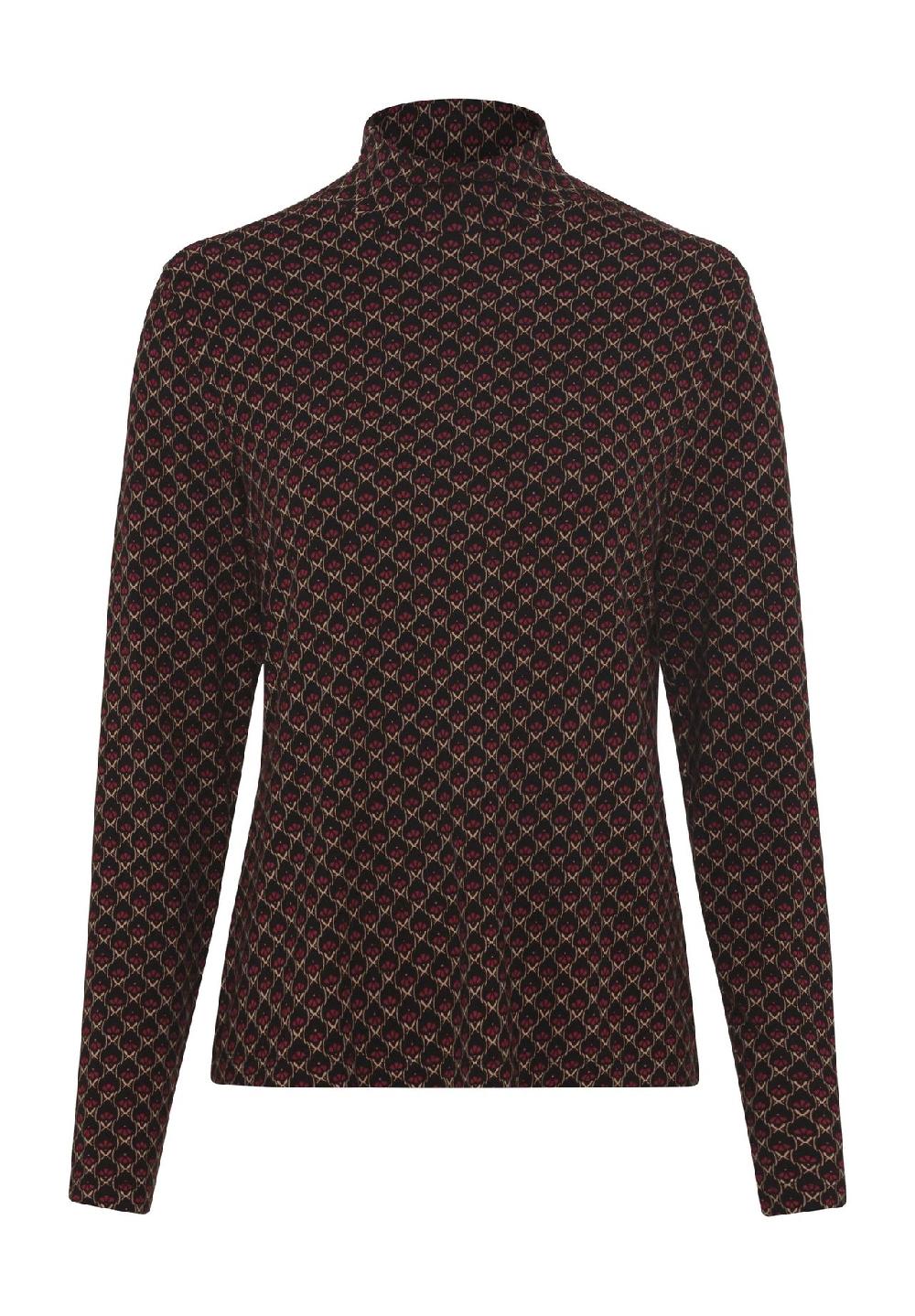 MANGUUN collection Langarmshirt Stehkragen für Damen