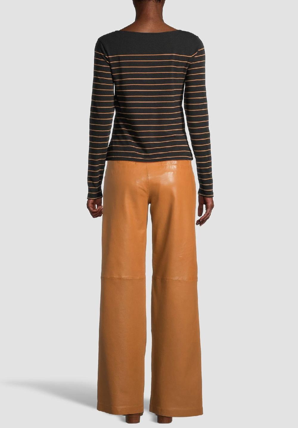 MANGUUN Collection Langarmshirt U-Boot-Ausschnitt Für Damen