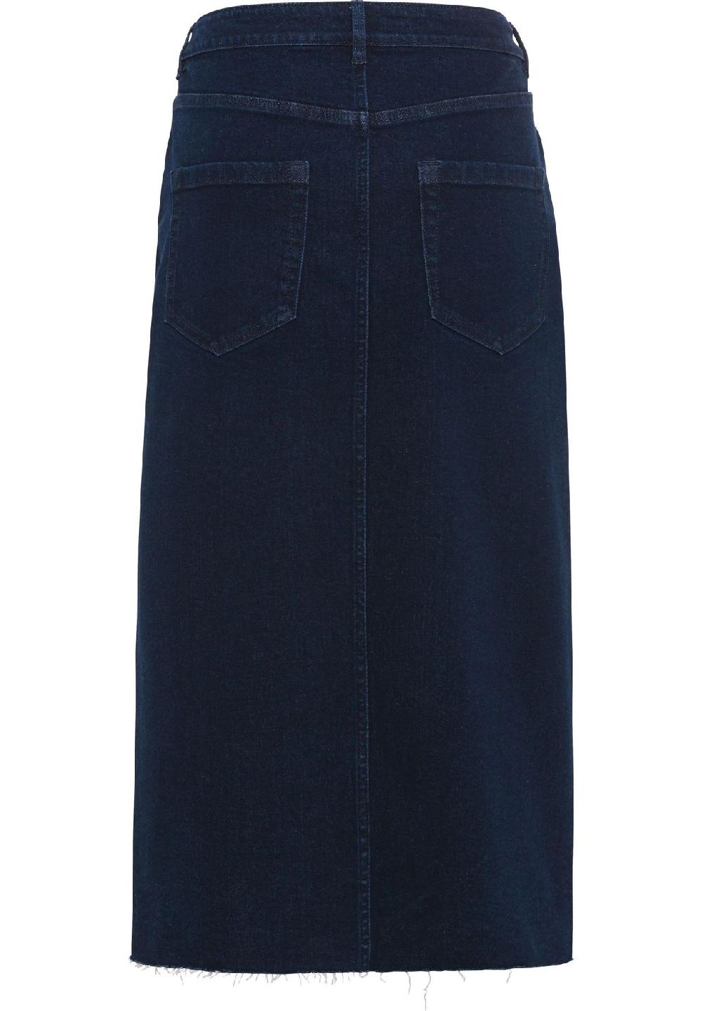 MANGUUN Jeansrock Five-Pocket Schlitz Für Damen