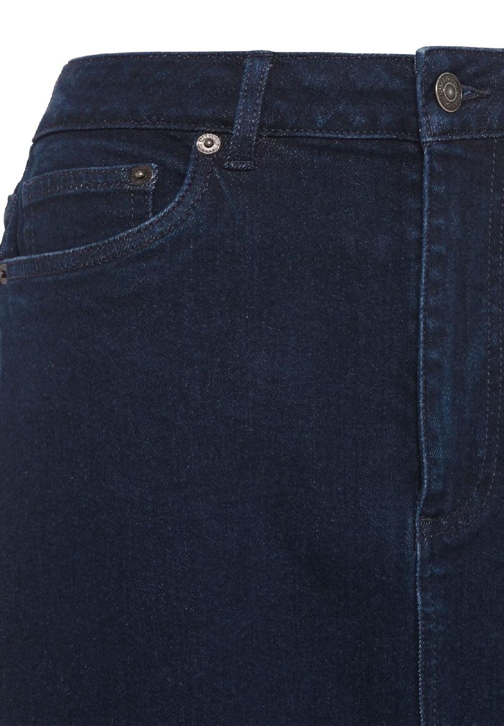 MANGUUN Jeansrock Five-Pocket Schlitz Für Damen