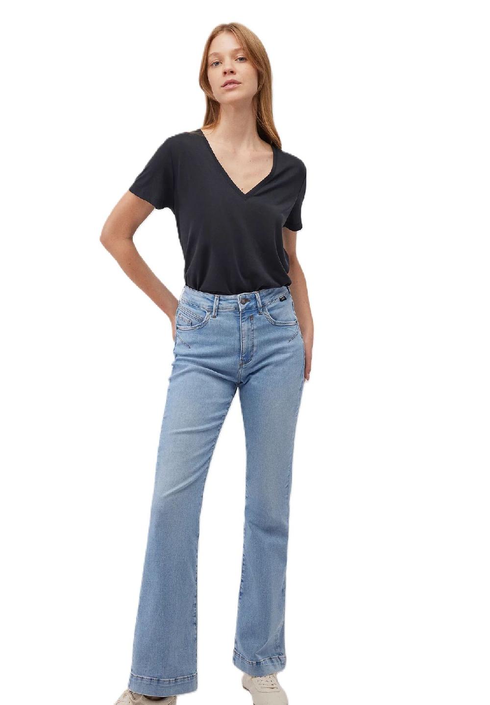 Mavi T-Shirt V-Ausschnitt Für Damen