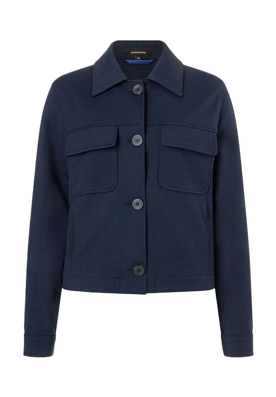 MORE & MORE Kastenjacke Brusttaschen für Damen