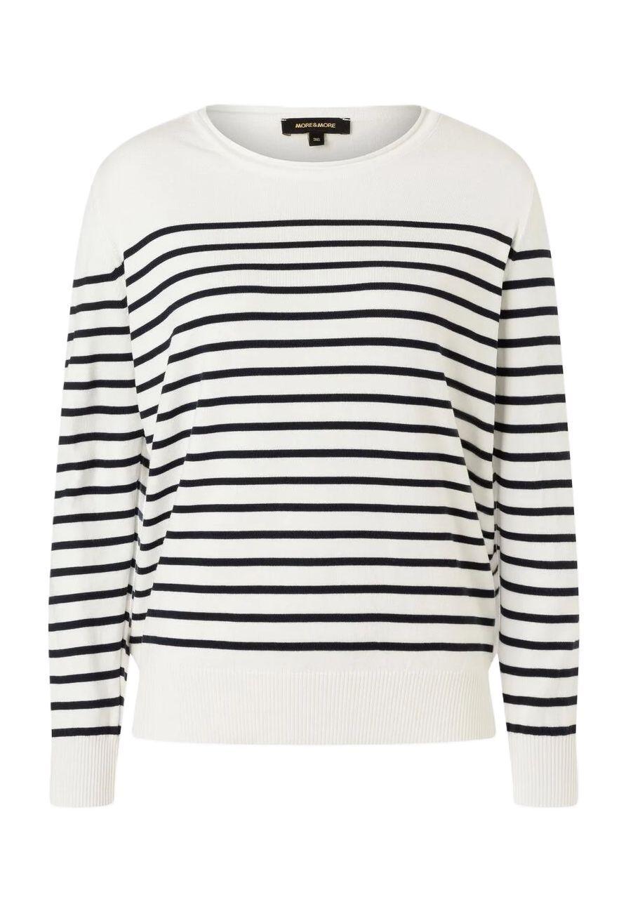 MORE & MORE Pullover Rundhals für Damen