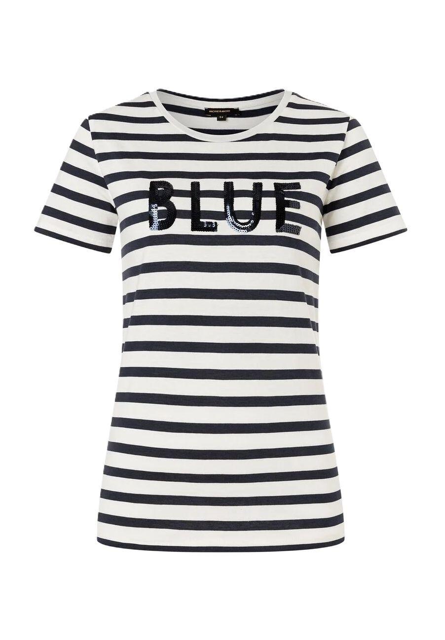 MORE & MORE T-Shirt Pailletten für Damen