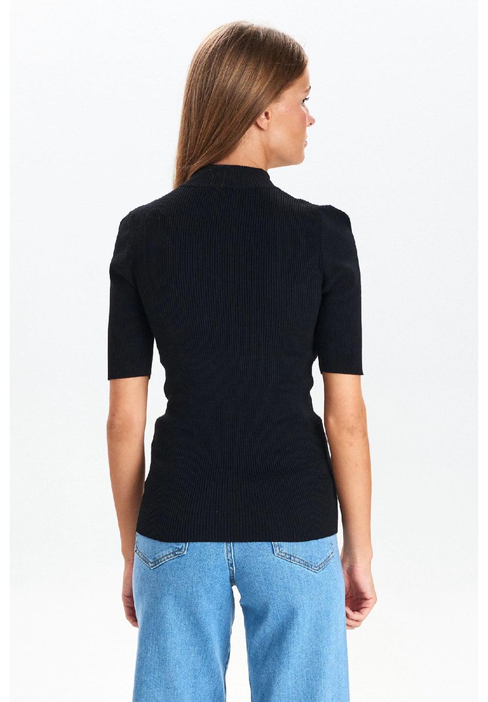 Nümph T-Shirt Rippstruktur Halbarm Für Damen