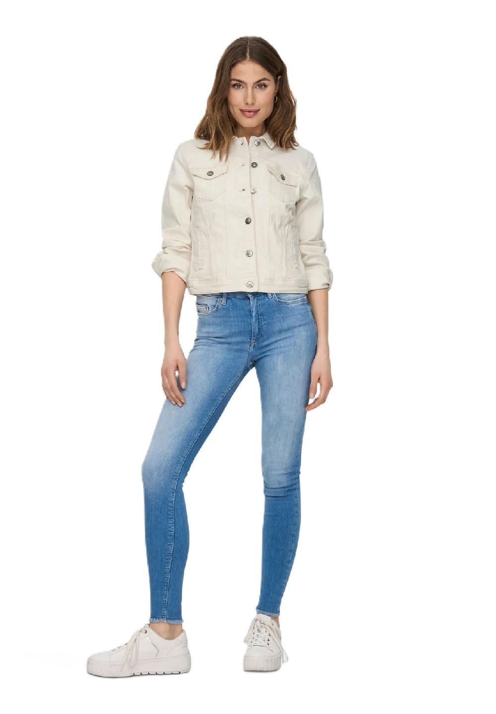 ONLY® Jeansjacke Klappkragen Für Damen