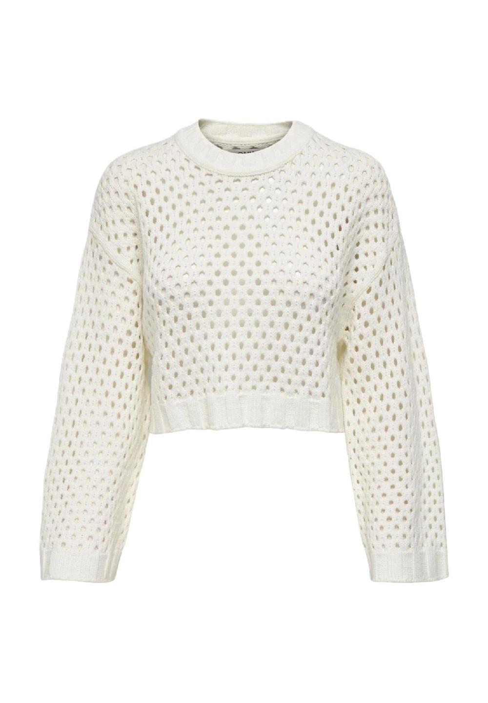 ONLY® Pullover Lochstrick für Damen