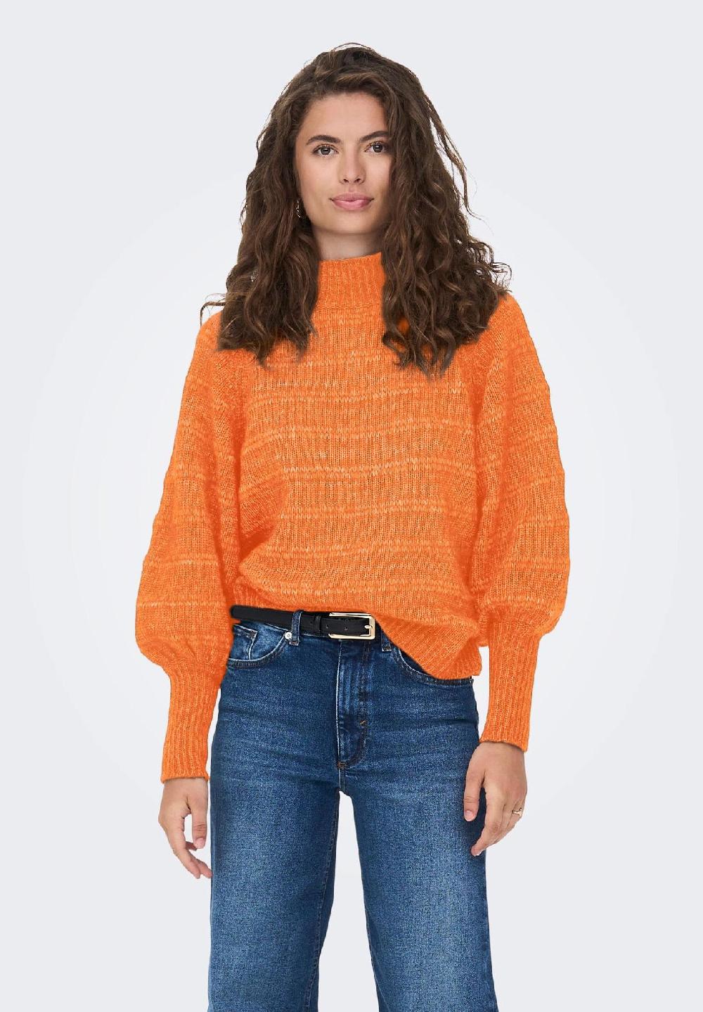 ONLY® Strickpullover "Celina" Stehkragen Für Damen