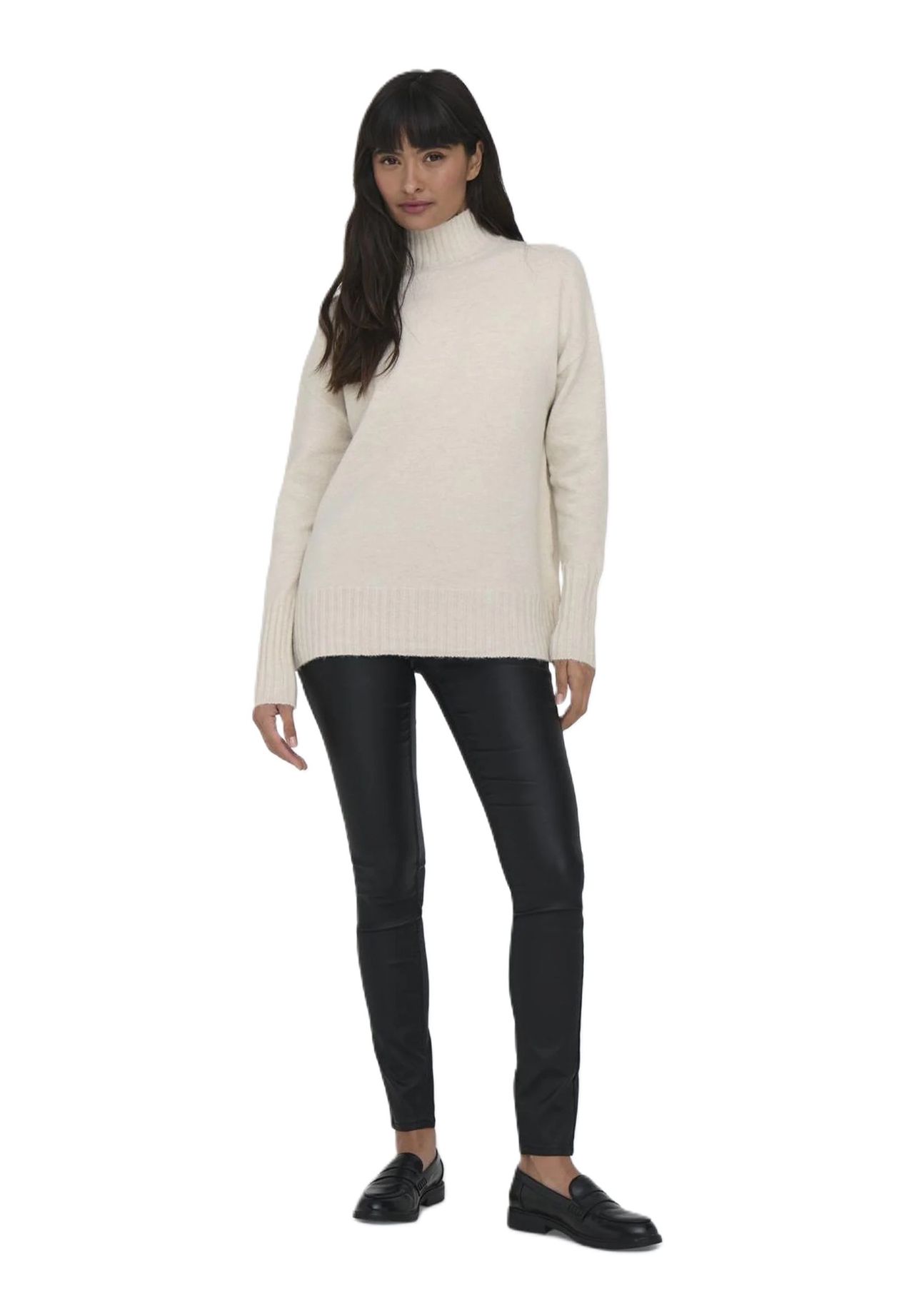 ONLY® Strickpullover "Gabriel" Stehkragen Für Damen