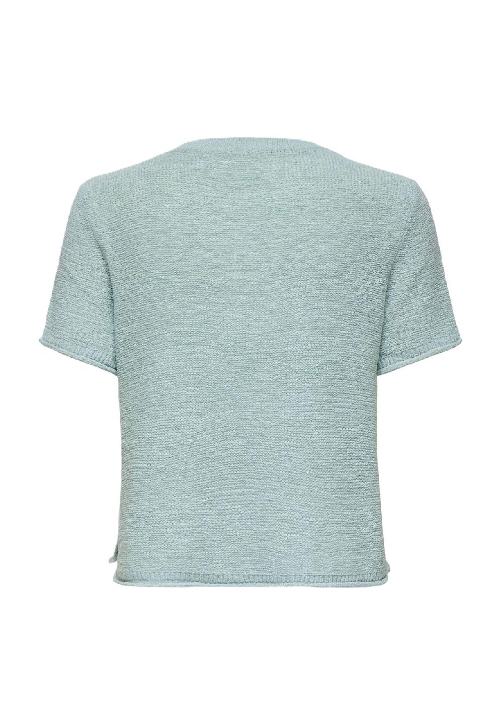 ONLY® Strickpullover Kurzarm Seitenschlitze Für Damen