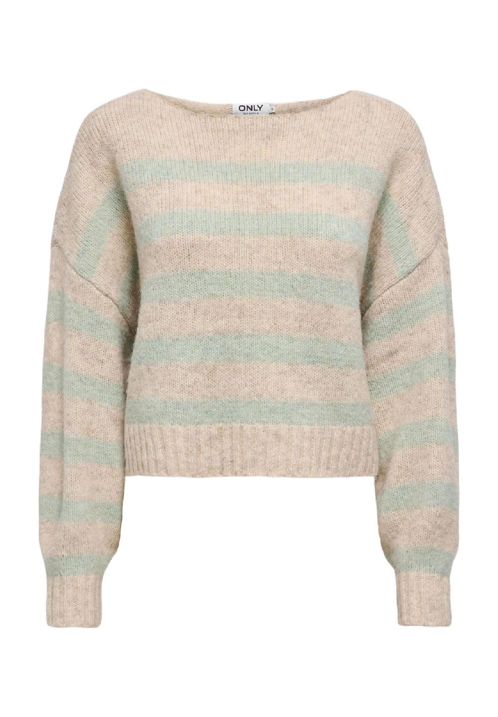 ONLY® Strickpullover U-Boot Ausschnitt für Damen