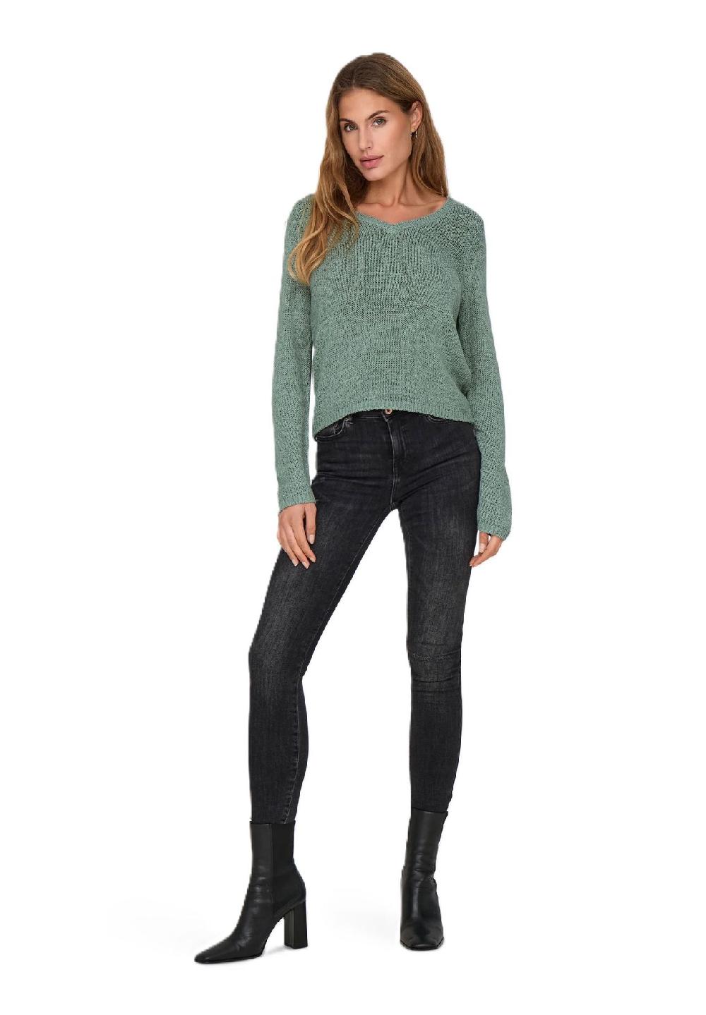 ONLY® Strickpullover V-Ausschnitt Für Damen