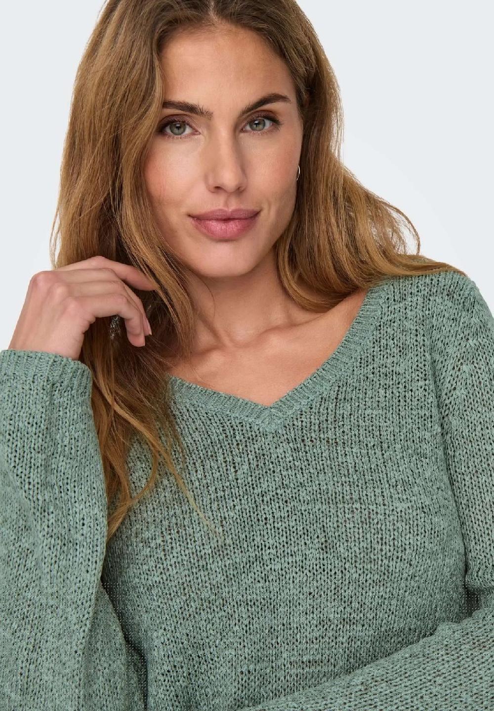 ONLY® Strickpullover V-Ausschnitt Für Damen
