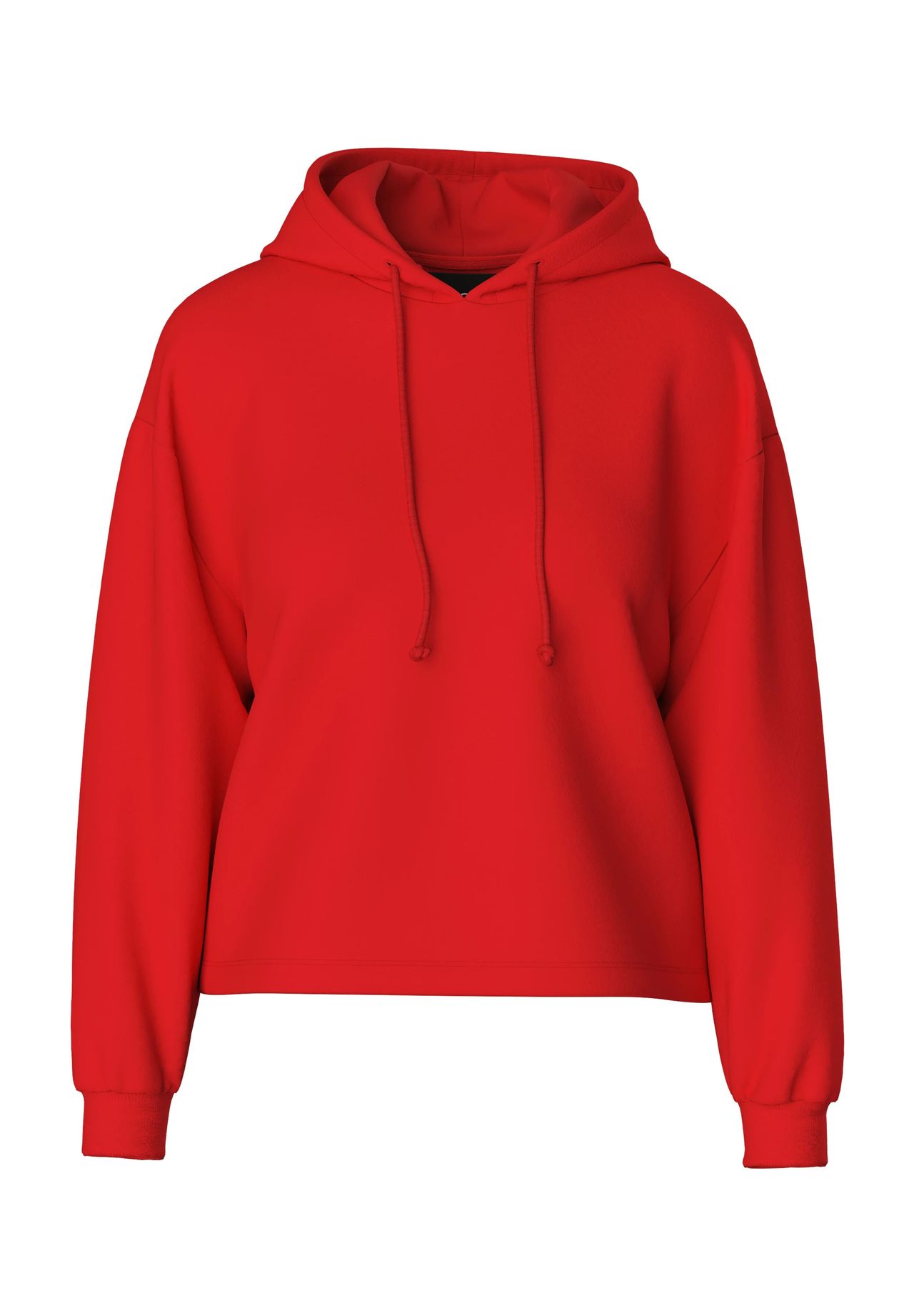 PIECES Hoodie Kapuze mit Kordelzug Rippbündchen für Damen