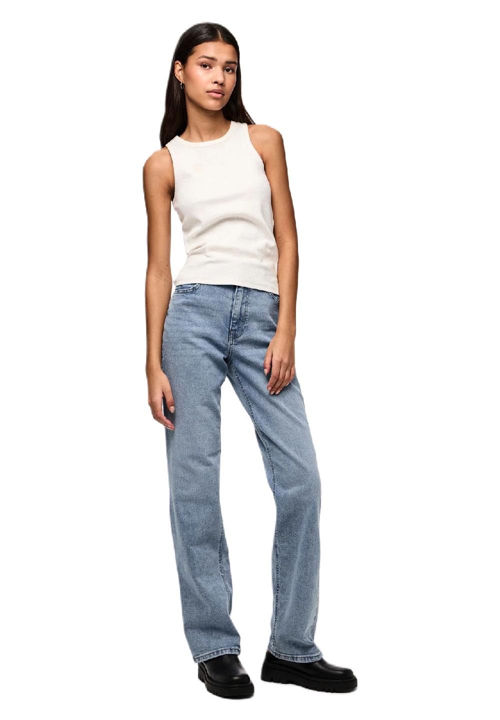 PIECES Jeanshose "Kelly" High Waist Für Damen