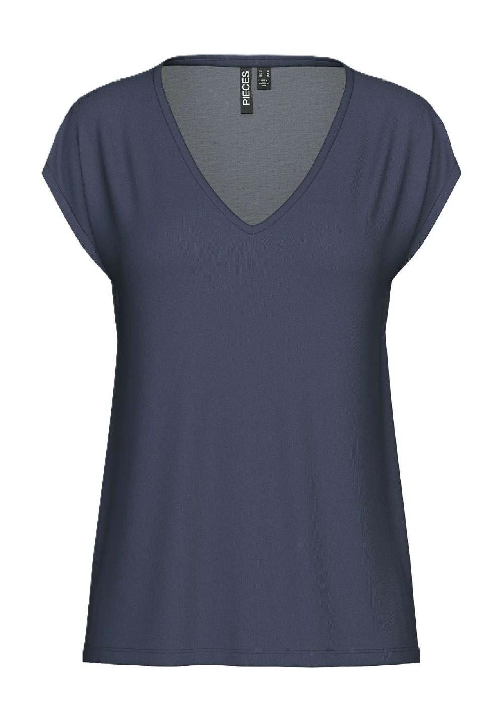 PIECES T-Shirt V-Ausschnitt für Damen