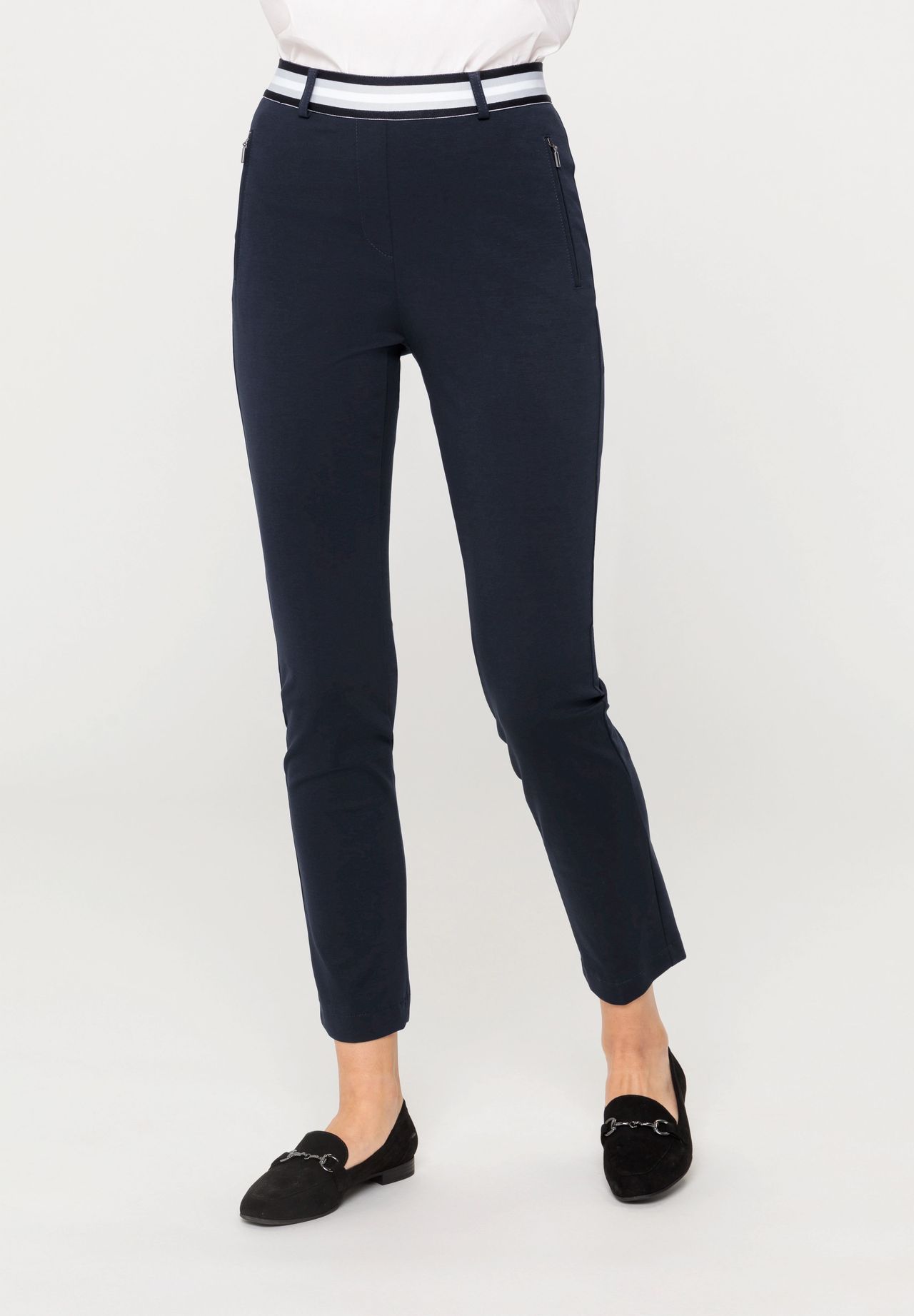 RAPHAELA BY BRAX Lillyth Stoffhose Reißverschlusstaschen Gummibund Für Damen