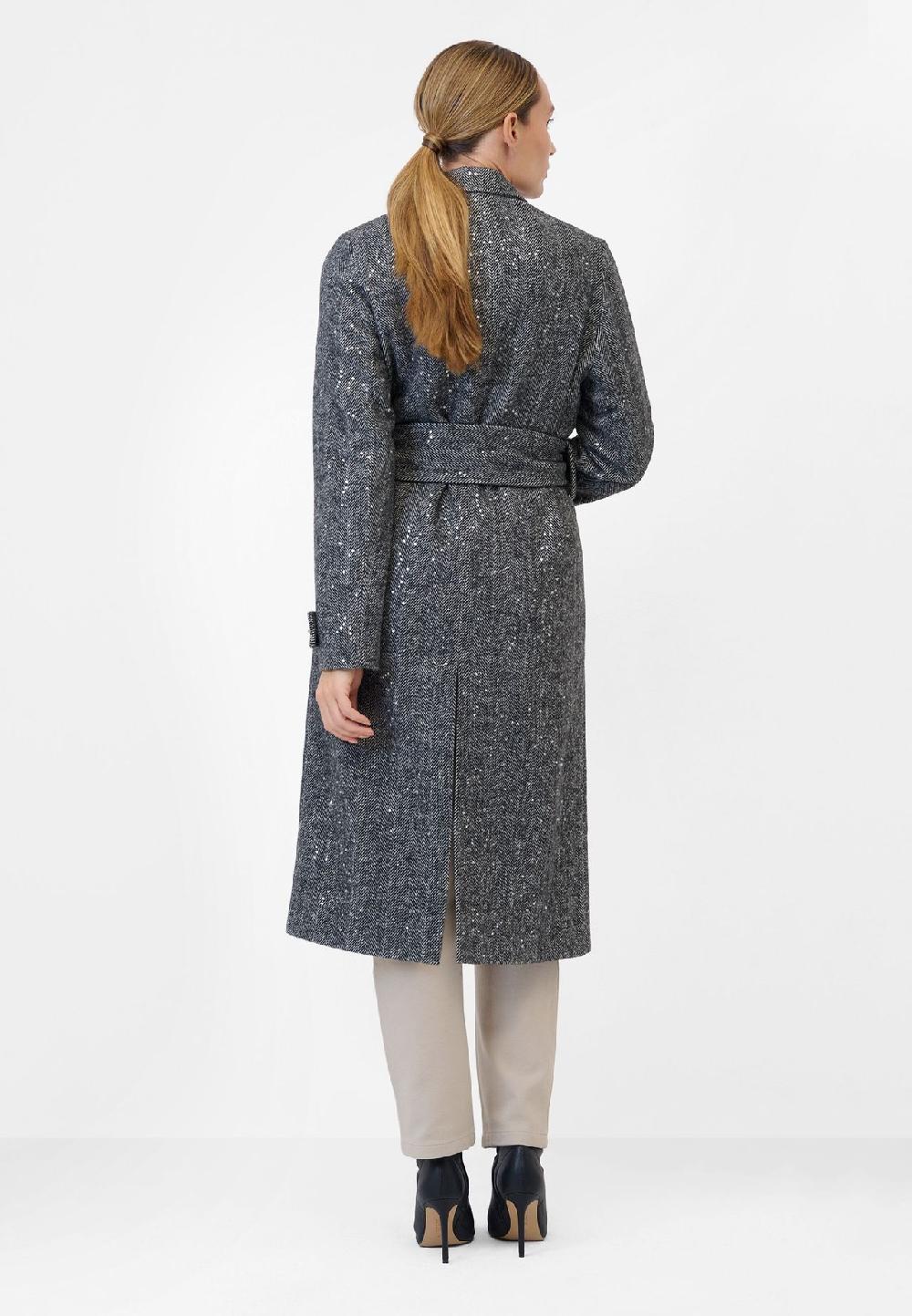 RICANO Eleganter Damenmantel Dafne Mit Schimmernden Paillettenakzenten