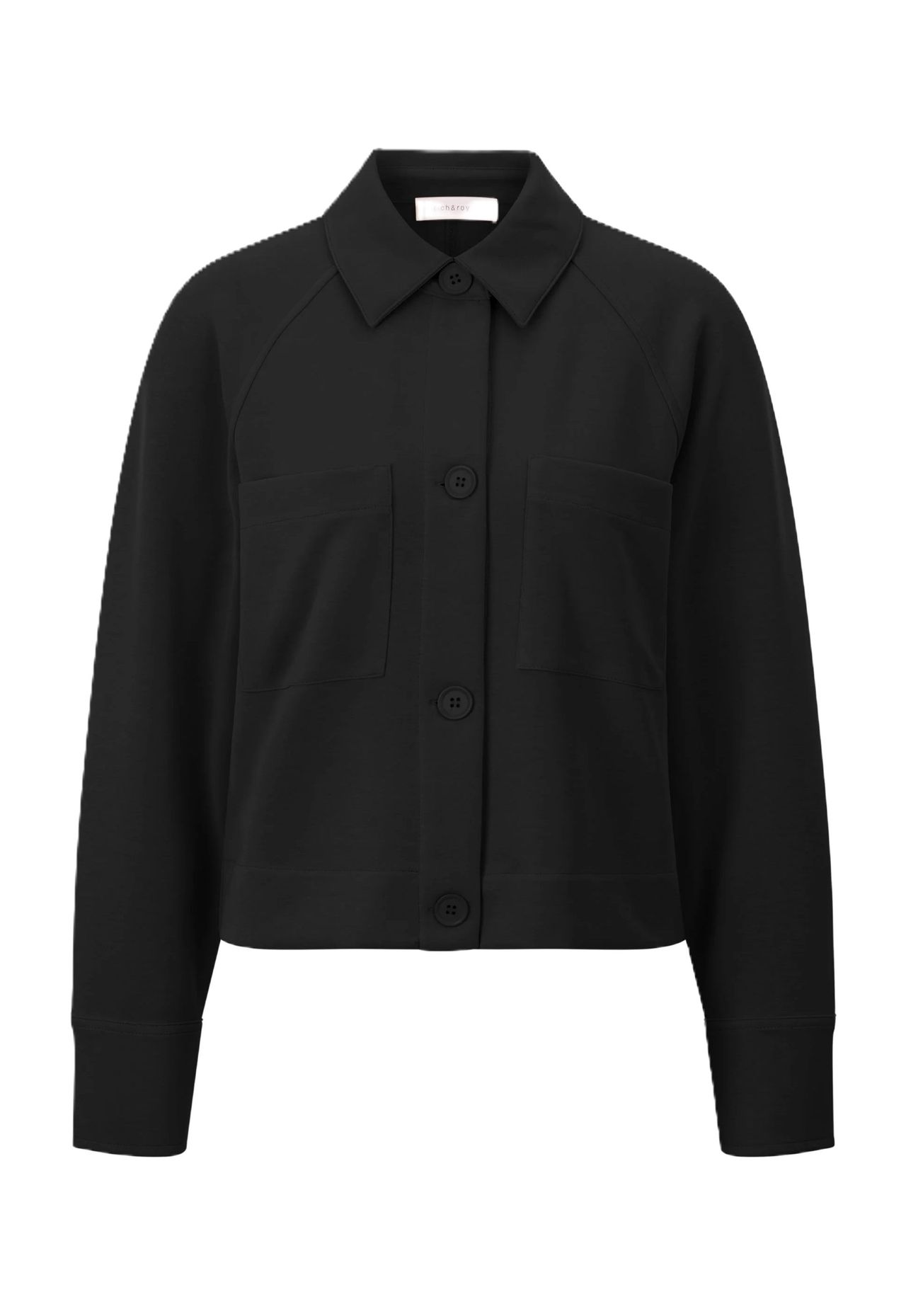 rich&royal Kastenjacke Blusenkragen für Damen