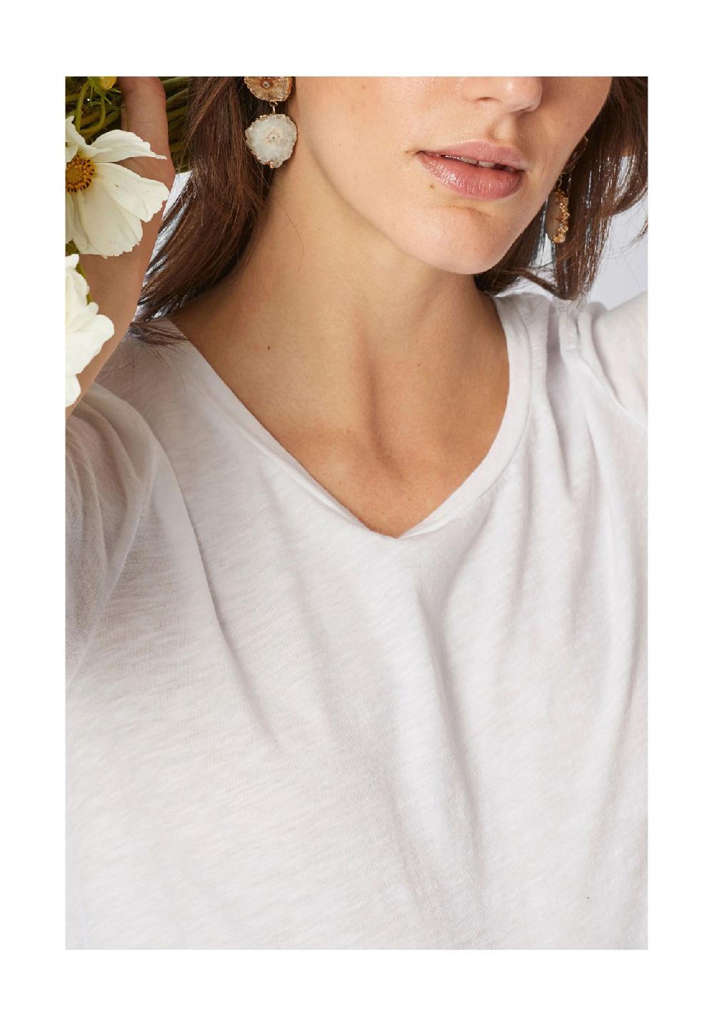 Rich&royal T-Shirt Baumwolle U-Ausschnitt Für Damen