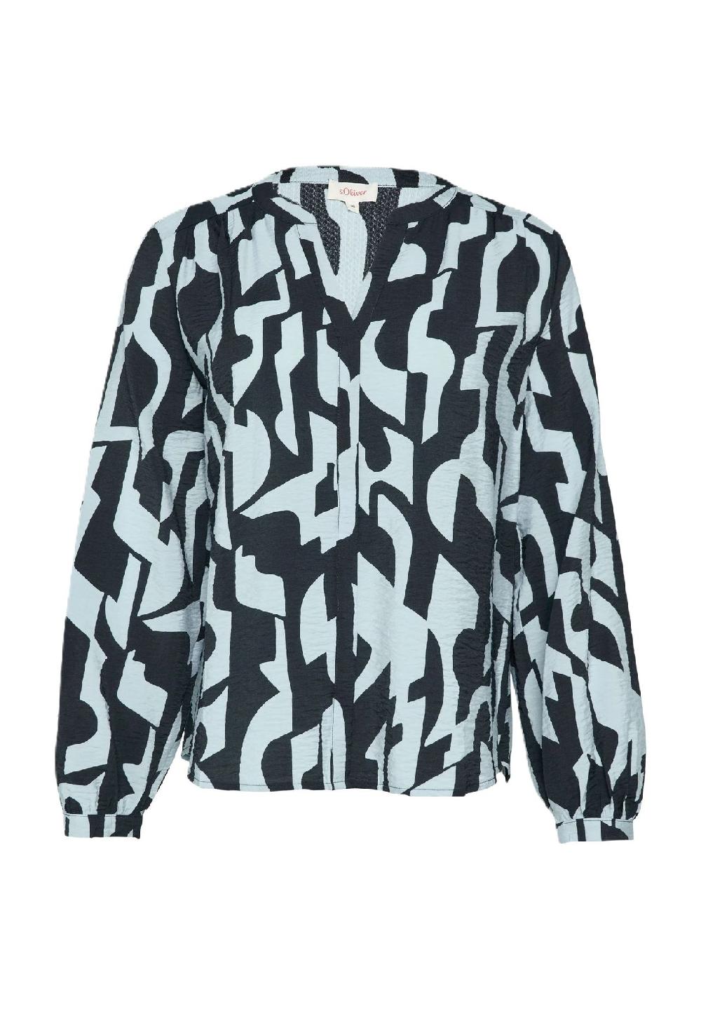 s.Oliver Shirtbluse Split-Neck für Damen