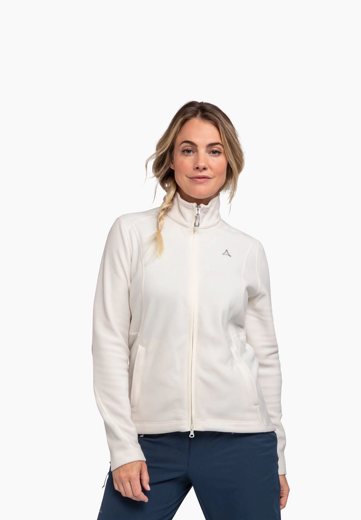 Schöffel Fleecejacke "Leona" Stehkragen Reißverschlusstaschen Für Damen