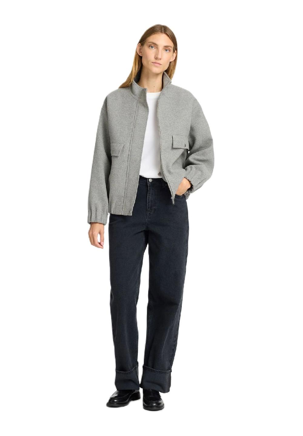 SELECTED FEMME Blouson Stehkragen Raglan-Ärmel Für Damen