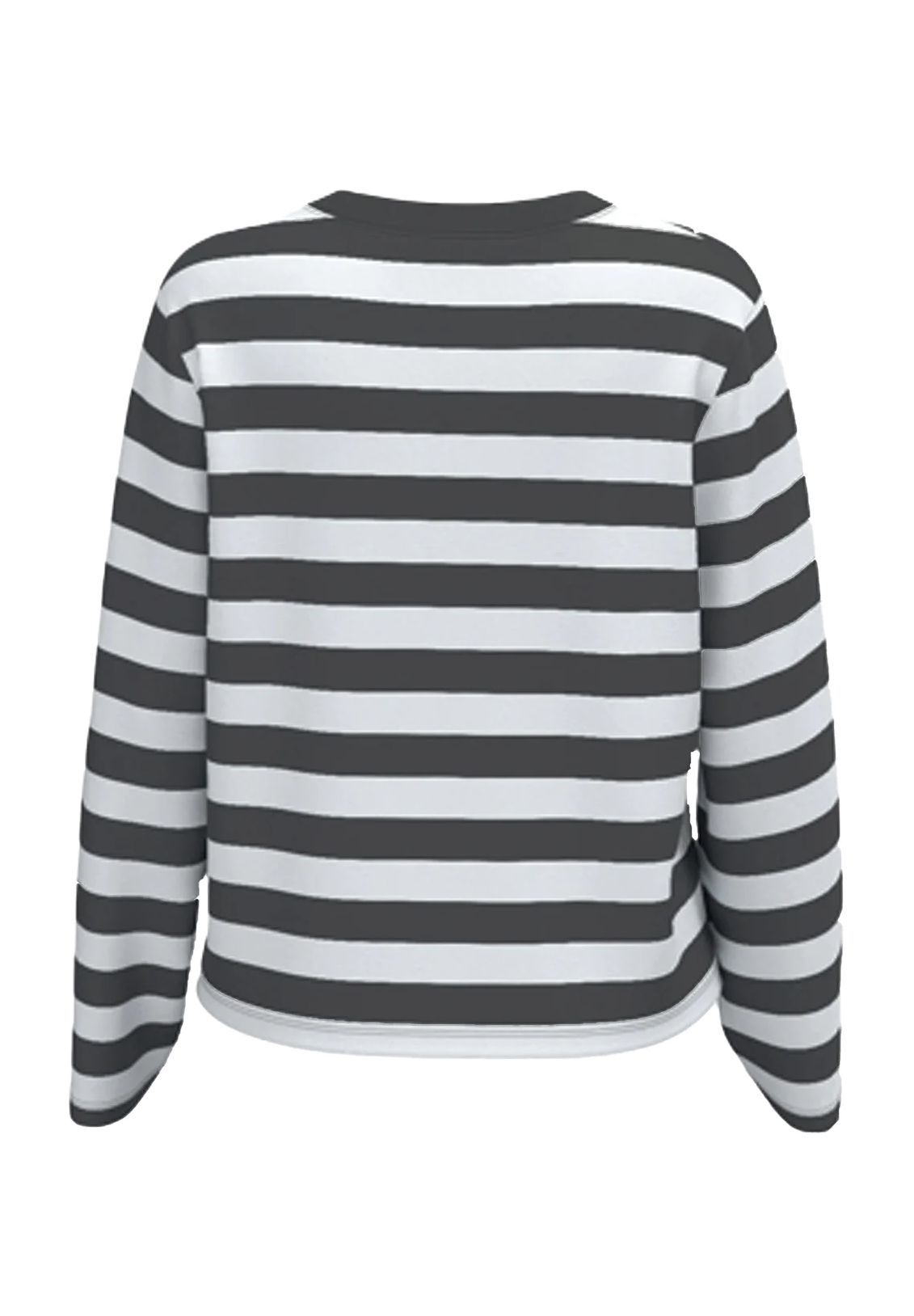 SELECTED FEMME Langarmshirt Baumwolle Streifen Für Damen