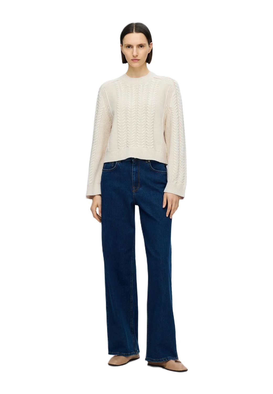 SELECTED FEMME Pullover "Birte" Rippbündchen Für Damen