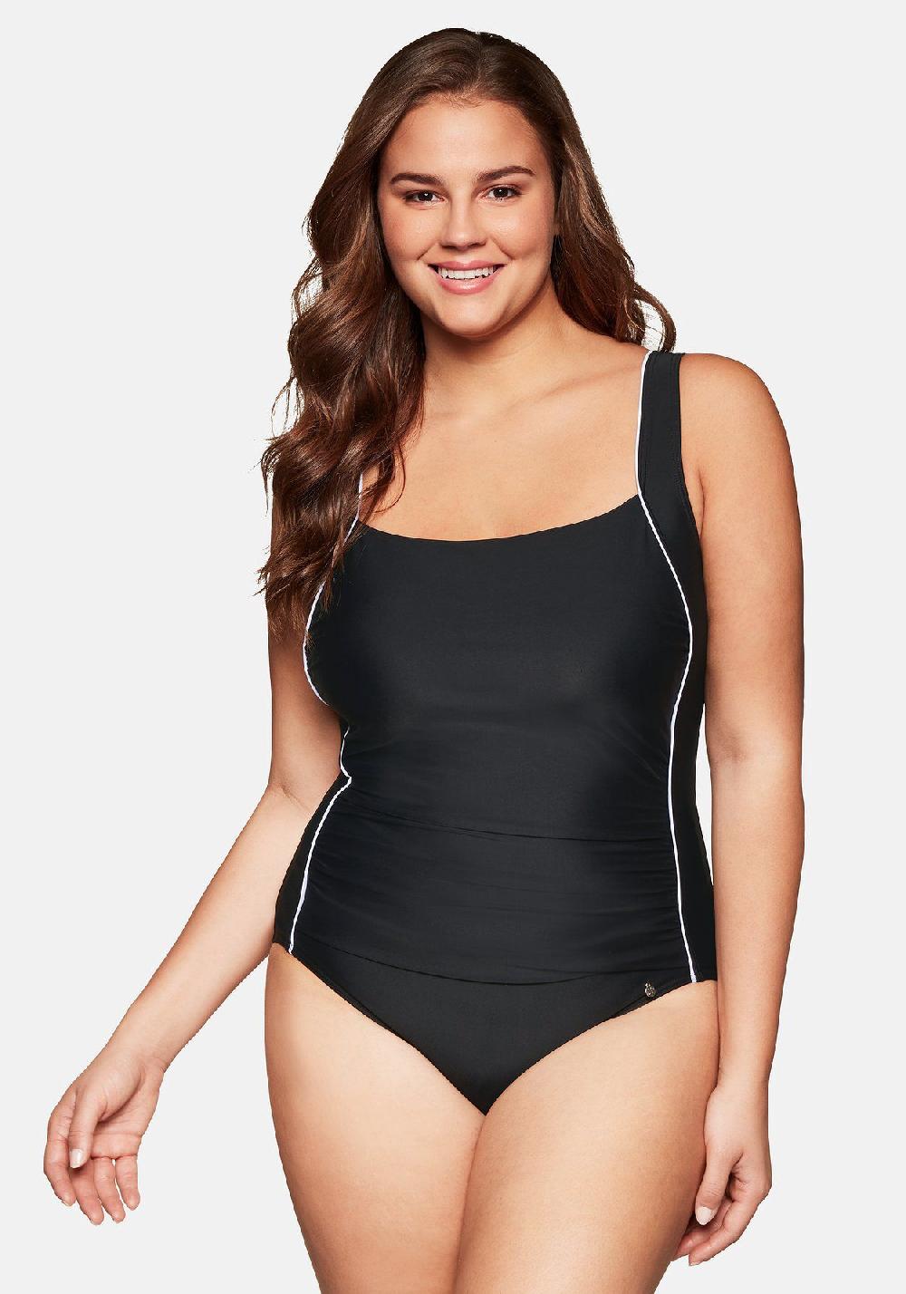 Sheego Badeanzug Mit Verstellbaren Trägern Und Shaping-Effekt